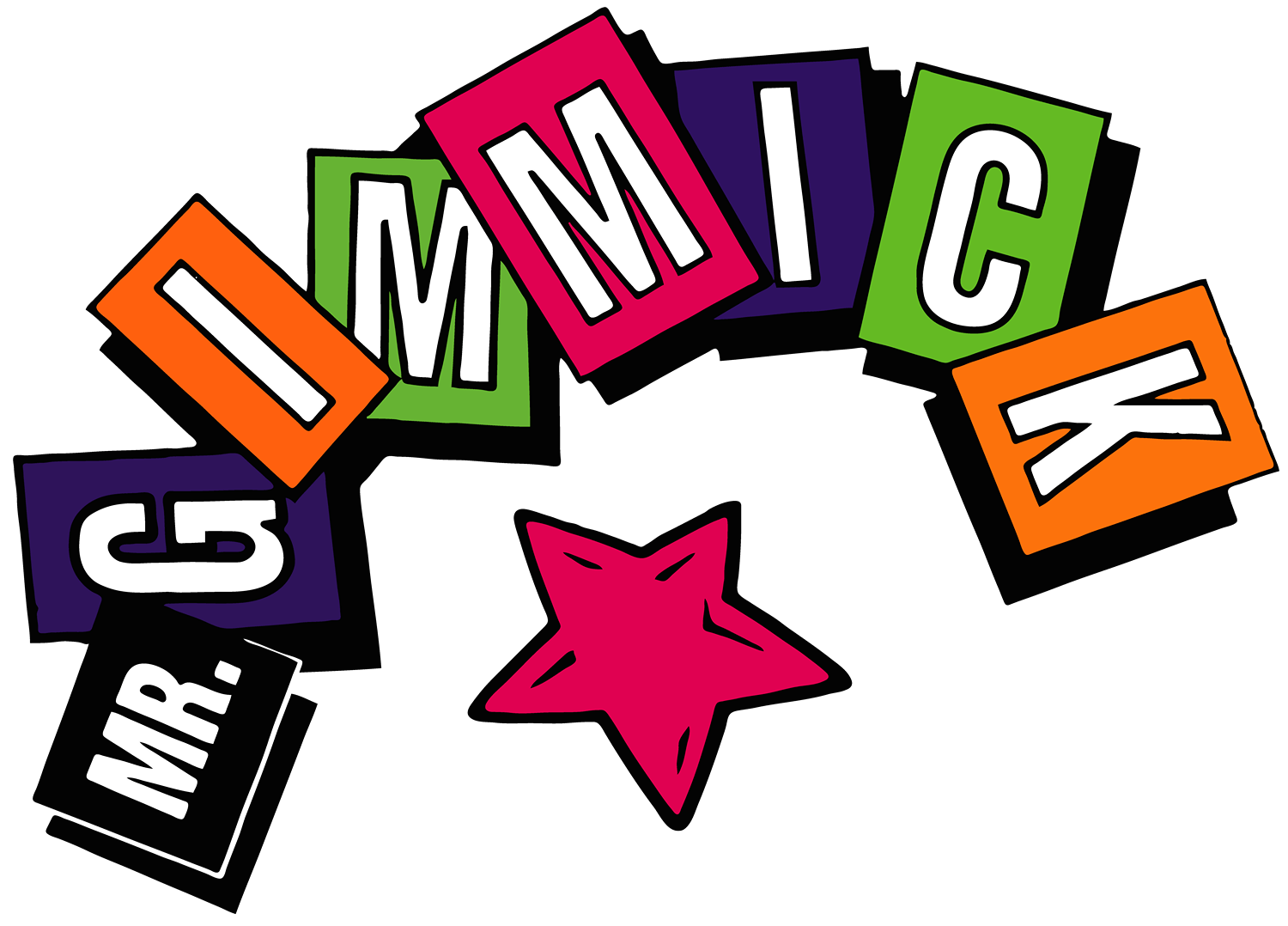 Mr. Gimmick logo for NES